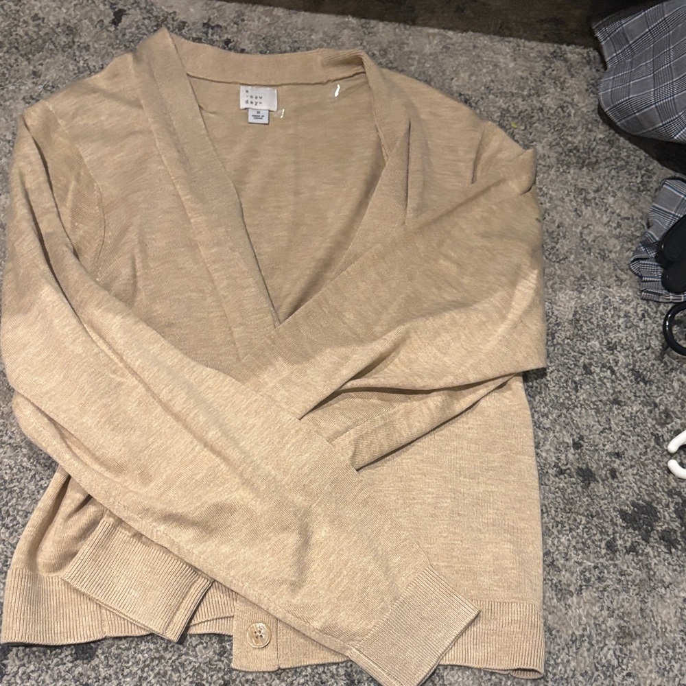 a new day Women's Beige Cardigan